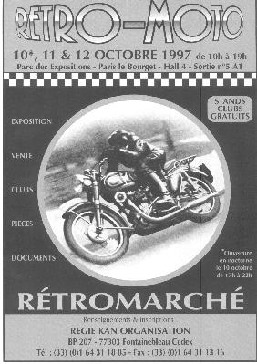 Affiche de Rtro-Moto